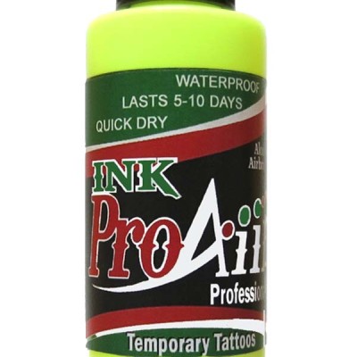 ProAiir Temp Tattoo Ink Flo Yellow 2OZ
